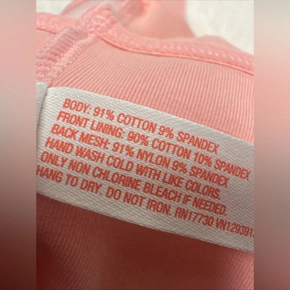 Colsie Womens Medium Pink Ruched Front Long Line Bralette Top Size XS - Picture 7 of 7